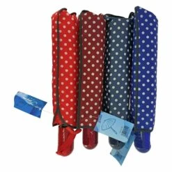 Parapluie Pliant Tissu 100% Polyester Imprimé à Pois -Accessoires De Mode pdtimg 4674063hd