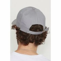 Casquette Unie Gris Avec Fermeture Ajustable à Clip -Accessoires De Mode pdtimg 4712681hd