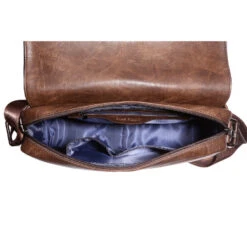 Sacoche En Bandoulière De Type Besace à Rabat Marron -Accessoires De Mode pdtimg 4760289hd