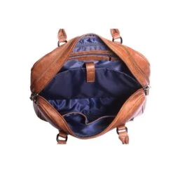 Sac Sacoche Pour Ordinateur à 2 Ouvertures Zippées Camel -Accessoires De Mode pdtimg 4760372hd