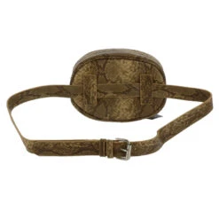 Sac Banane Arrondi Aspect Reptile Avec Fermeture Zippée -Accessoires De Mode pdtimg 4771947hd