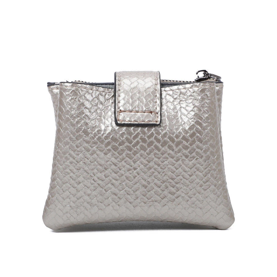 Petit Porte-monnaie Imprimé Croco Zippé Et Patte à Pression 6 Petit Porte-monnaie Imprimé Croco Zippé Et Patte à Pression – Image 4