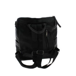 Sac à Dos Noir Avec Poches à Zip Vertical Devant - Lot De 6 -Accessoires De Mode pdtimg 4780574hd