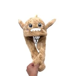 Bonnet En Peluche Dauphin Avec Oreilles Mobiles Coloris MIX -Accessoires De Mode pdtimg 4796401hd