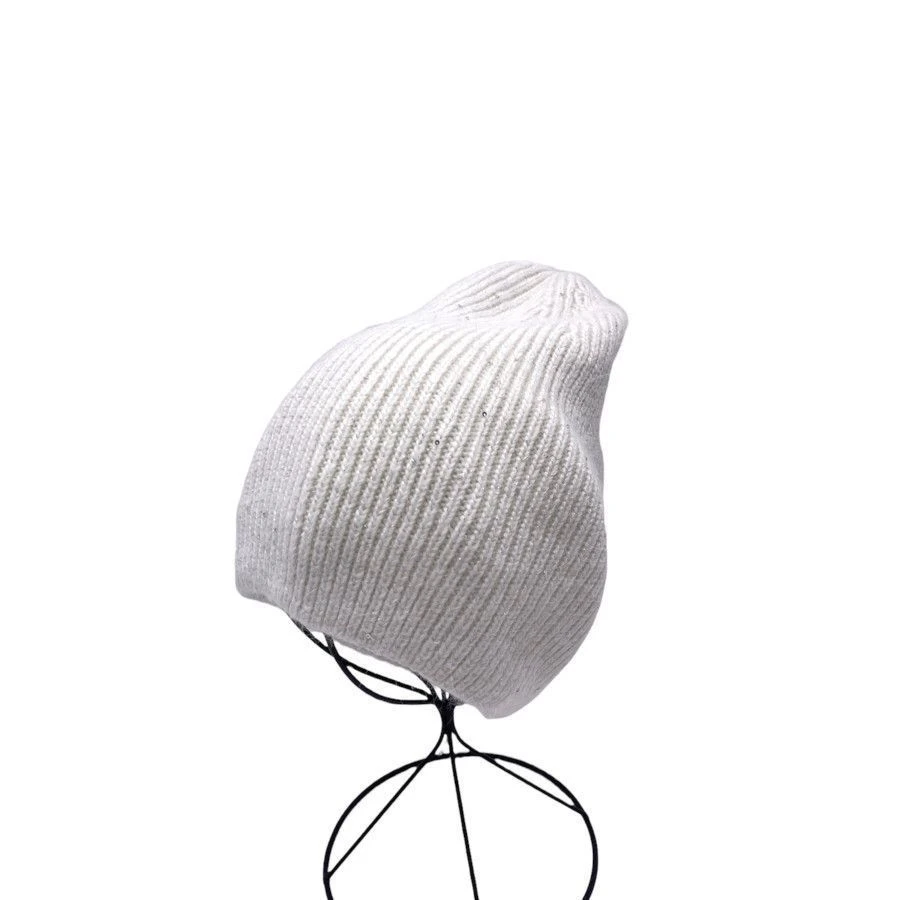 Bonnet En Maille Côtelée Souple à Rayures Verticales Coloris MIX 7 Bonnet En Maille Côtelée Souple à Rayures Verticales Coloris MIX – Image 5