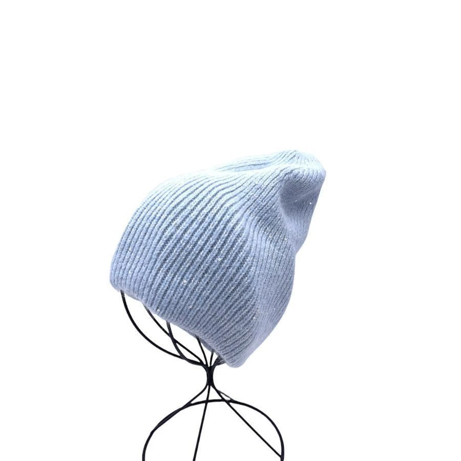 Bonnet En Maille Côtelée Souple à Rayures Verticales Coloris MIX 9 Bonnet En Maille Côtelée Souple à Rayures Verticales Coloris MIX – Image 7