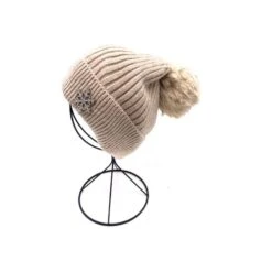 Bonnet Côtelé à Détail Flocon De Neige Avec Pompon Coloris MIX 15 Bonnet Côtelé à Détail Flocon De Neige Avec Pompon Coloris MIX -Accessoires De Mode pdtimg 4799302hd