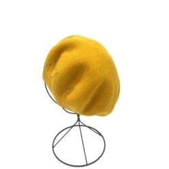 Béret En Viscose Avec Mélange Moutarde Bordé à Strass -Accessoires De Mode pdtimg 4799504hd