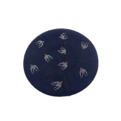 Béret Multimatière Noir Imprimé Animal à Strass -Accessoires De Mode pdtimg 4799592hd