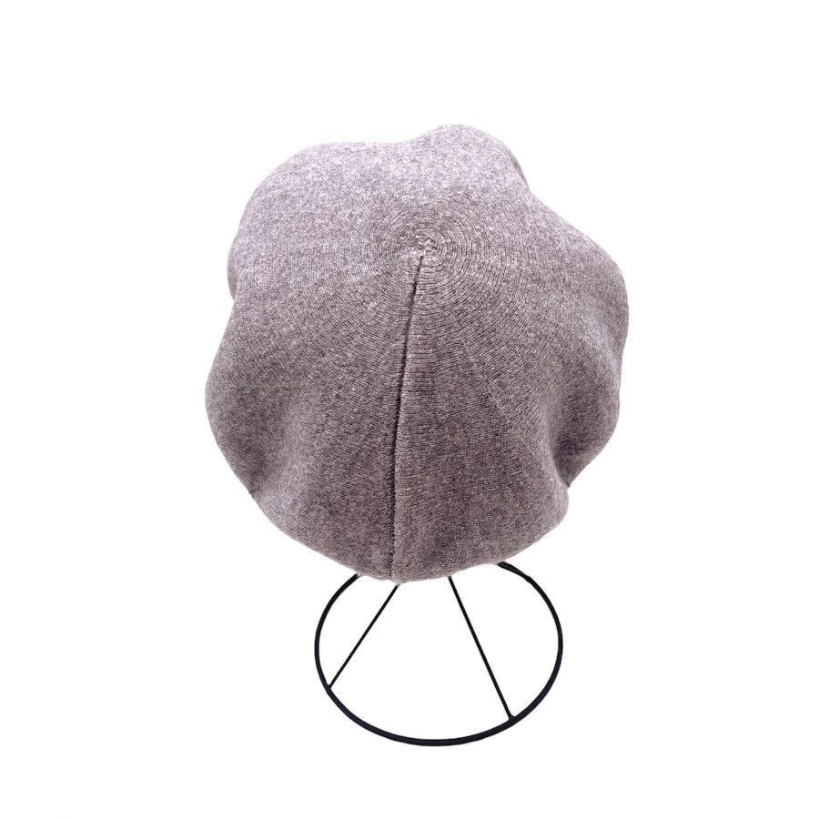 Béret En Viscose Avec Mélange Gris Bordé à Strass 8 Béret En Viscose Avec Mélange Gris Bordé à Strass – Image 6