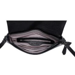 Sac Besace Forme Cartable Sous Rabat Aimanté Noir -Accessoires De Mode pdtimg 4804168hd