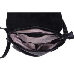 Sac En Bandoulière Similicuir Noir à Fermoir Boucle Métal -Accessoires De Mode pdtimg 4817073hd