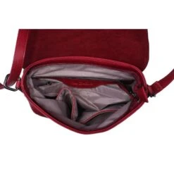 Sac En Bandoulière Similicuir Framboise à Fermoir Boucle Métal -Accessoires De Mode pdtimg 4817091hd