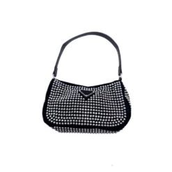 Sac Orné De Cristaux Argenté à Détail Fantaisie Décoratif -Accessoires De Mode pdtimg 4817385hd