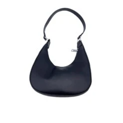 Sac Porté Main Demi Lune Incurvé à Strass Argenté -Accessoires De Mode pdtimg 4817513hd