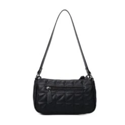 Sac Baguette Noir Avec Matelassage à Détail De Chaîne -Accessoires De Mode pdtimg 4819112hd