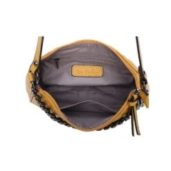 Sac Baguette Safran Avec Matelassage à Détail De Chaîne -Accessoires De Mode pdtimg 4819124hd