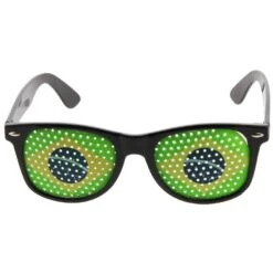 Lunettes Solaire à Verres Motif Au Drapeau Brésil -Accessoires De Mode pdtimg 4884979hd