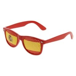Lunettes Solaire à Verres Motif Au Drapeau Espagne -Accessoires De Mode pdtimg 4885001hd