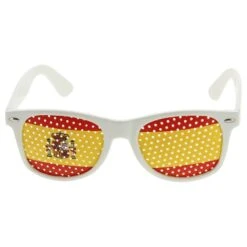 Lunettes Solaire à Verres Motif Au Drapeau Espagne -Accessoires De Mode pdtimg 4885003hd