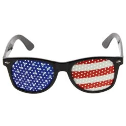 Lunettes Solaire à Verres Motif Au Drapeau Américain -Accessoires De Mode pdtimg 4885012hd