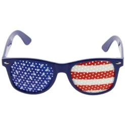 Lunettes Solaire à Verres Motif Au Drapeau Américain -Accessoires De Mode pdtimg 4885013hd