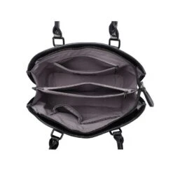 Sac à Main Classique Et Rigide Avec 2 Anses Noir -Accessoires De Mode pdtimg 4885876hd