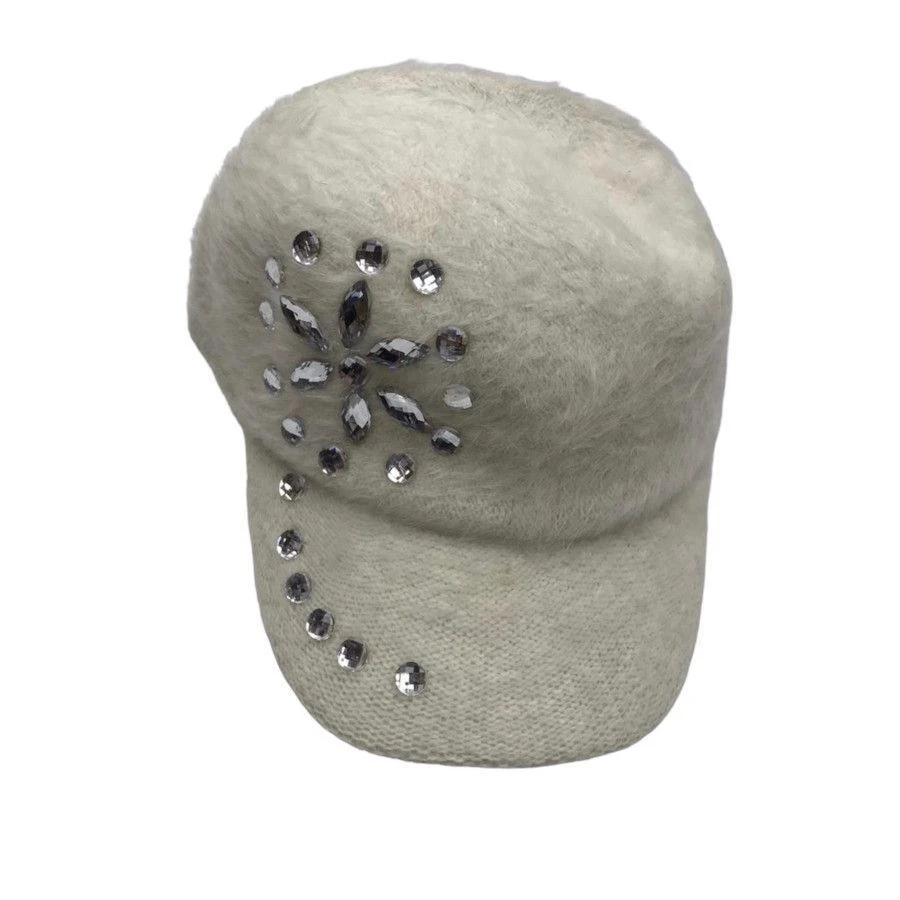 Casquette Plate En Faux Visons à Strass Décoratifs Coloris MIX 9 Casquette Plate En Faux Visons à Strass Décoratifs Coloris MIX – Image 7