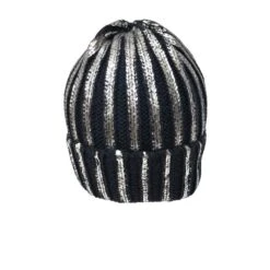 Bonnet à Revers En Tricot Torsadé Brillant Coloris MIX -Accessoires De Mode pdtimg 4891217hd