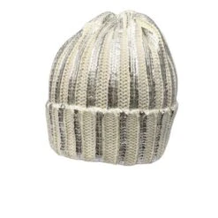 Bonnet à Revers En Tricot Torsadé Brillant Coloris MIX -Accessoires De Mode pdtimg 4891221hd