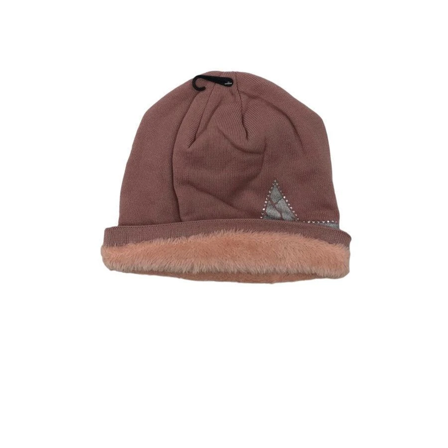 Bonnet Motif étoile à Strass Avec Doublure Polaire Coloris MIX 7 Bonnet Motif étoile à Strass Avec Doublure Polaire Coloris MIX – Image 5