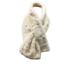 Assortiment Foulard En Fausse Fourrure Agrémenté Perles -Accessoires De Mode pdtimg 4895178hd