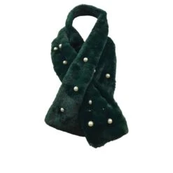 Assortiment Foulard En Fausse Fourrure Agrémenté Perles -Accessoires De Mode pdtimg 4895188hd