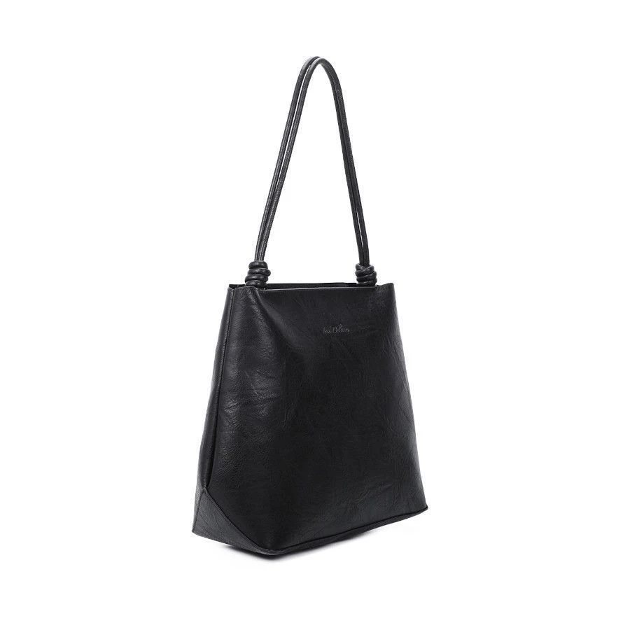 Sac à Main 2 Pièces Imitation Cuir Noir Avec Pochette 5 Sac à Main 2 Pièces Imitation Cuir Noir Avec Pochette – Image 3