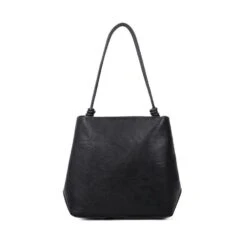Sac à Main 2 Pièces Imitation Cuir Noir Avec Pochette 10 Sac à Main 2 Pièces Imitation Cuir Noir Avec Pochette -Accessoires De Mode pdtimg 4895857hd