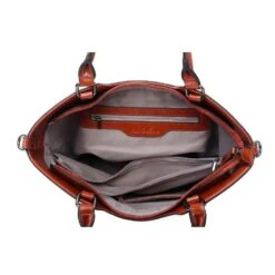 Sac N Grand Format Zippé Avec 2 Poignées Camel -Accessoires De Mode pdtimg 4898282hd