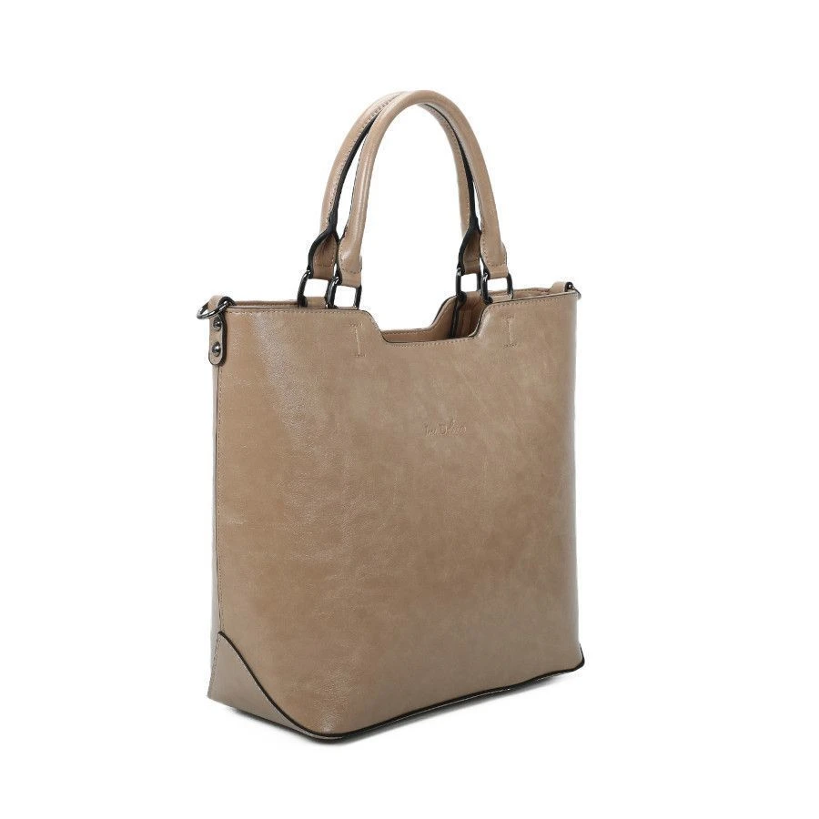 Sac En Grand Format Zippé Avec 2 Poignées Taupe 4 Sac En Grand Format Zippé Avec 2 Poignées Taupe – Image 2