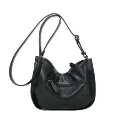 Sac Besace Souple Avec Sangle D'épaule Noir -Accessoires De Mode pdtimg 4898344hd