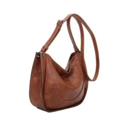 Sac Besace Souple Avec Sangle D'épaule Camel -Accessoires De Mode pdtimg 4898352hd