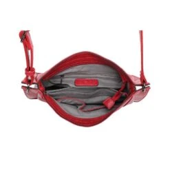 Sac Besace Souple Avec Sangle D'épaule Rouge -Accessoires De Mode pdtimg 4898375hd