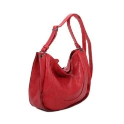 Sac Besace Souple Avec Sangle D'épaule Rouge -Accessoires De Mode pdtimg 4898376hd