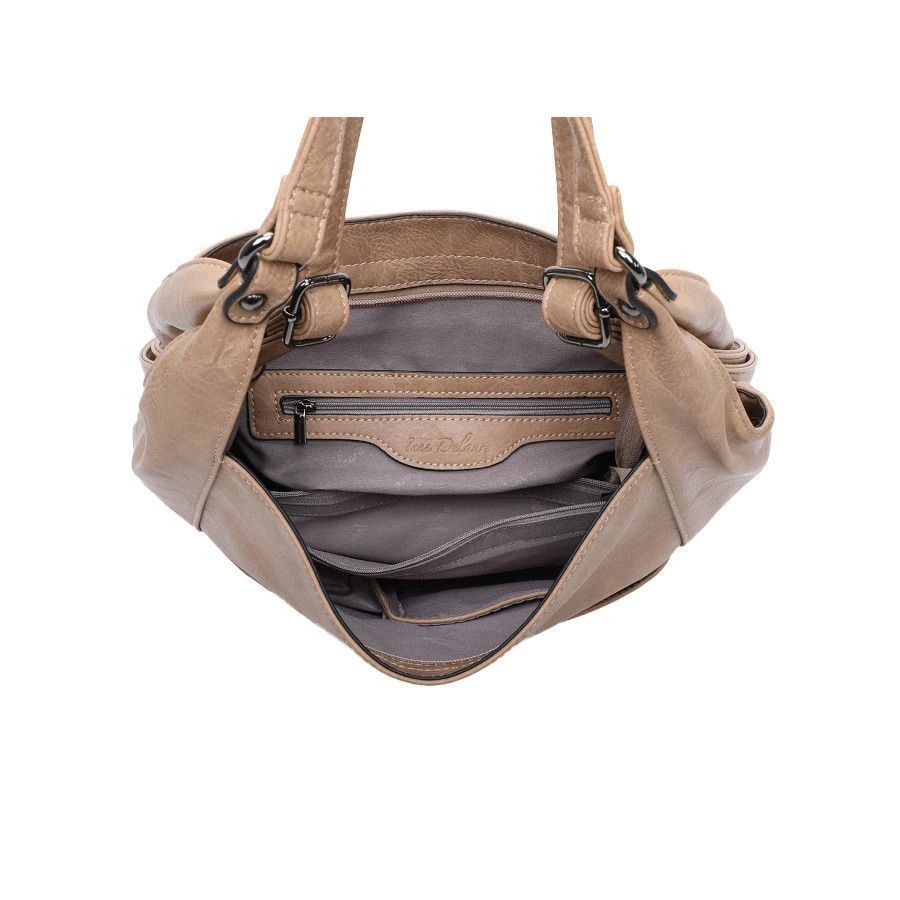 Sac Hobo Sable Avec Poche Frontale Et 2 Anses Réglables 6 Sac Hobo Sable Avec Poche Frontale Et 2 Anses Réglables – Image 4