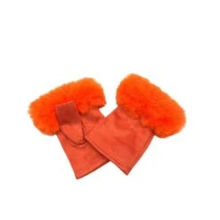 Gants Demi-doigts à Fausse Fourrure Coloris Au Choix -Accessoires De Mode pdtimg 4902053hd