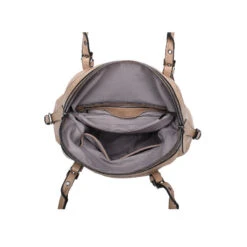 Grand Sac Porté Sur L'épaule à L'aspect Cuir Sable -Accessoires De Mode pdtimg 4906326hd