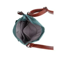 Sac Bandoulière émeraude Avec Poche Avant Et Boucle -Accessoires De Mode pdtimg 4913128hd