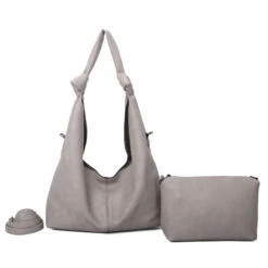 Sac Fourre-tout De Style Hobo Avec Pochette Intérieure -Accessoires De Mode pdtimg 4918312hd