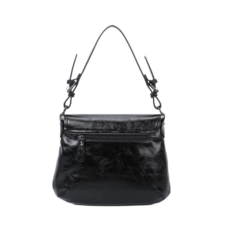 Sac Porté épaule En Simili Cuir Modèle Avec Un Rabat 6 Sac Porté épaule En Simili Cuir Modèle Avec Un Rabat – Image 4