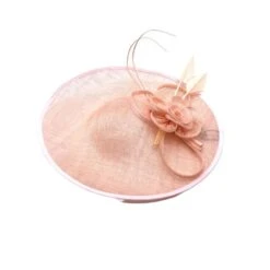 Chapeau De Cérémonie En Sisal à Motif Floral Appliqué Coloris Au Choix -Accessoires De Mode pdtimg 4921322hd