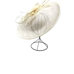Chapeau De Cérémonie En Sisal à Motif Floral Appliqué Coloris Au Choix -Accessoires De Mode pdtimg 4921327hd