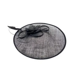 Chapeau De Cérémonie En Sisal à Motif Floral Appliqué Coloris Au Choix -Accessoires De Mode pdtimg 4921332hd